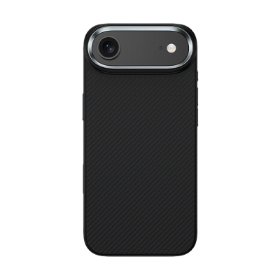 Apple iPhone 17 Air Kılıf Karbon Fiber M-safe Şarj Özellikli Benks Hybrid ArmorPro 600D Kevlar Kapak - 1