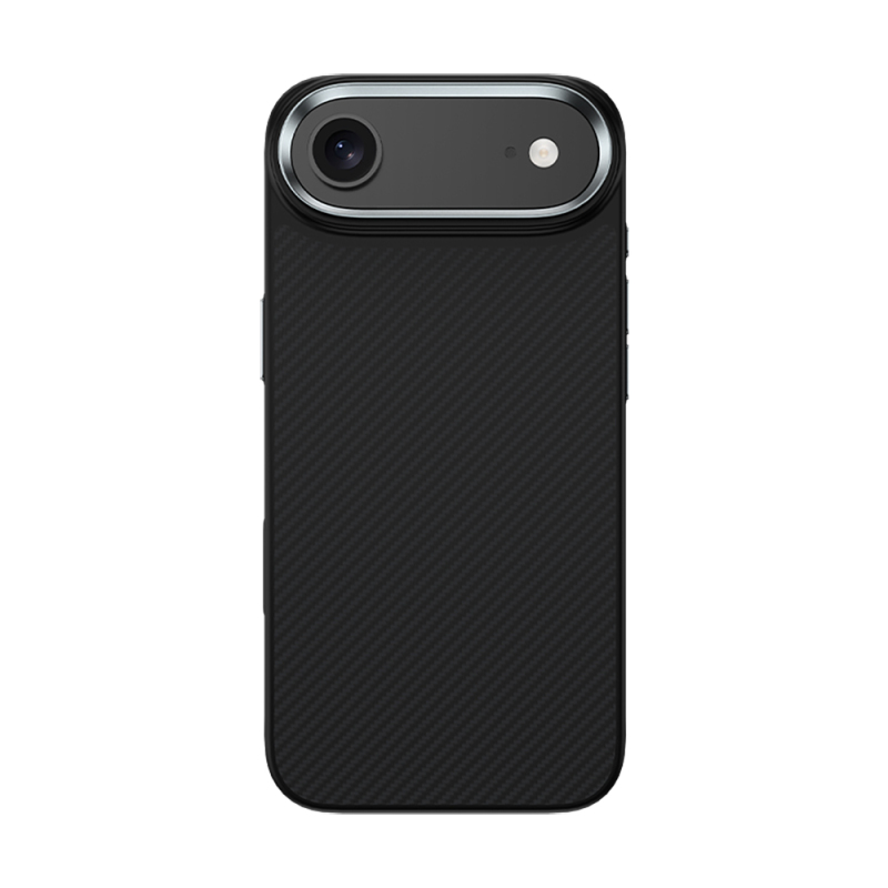 Apple iPhone 17 Air Kılıf Karbon Fiber M-safe Şarj Özellikli Benks Hybrid ArmorPro 600D Kevlar Kapak - 2