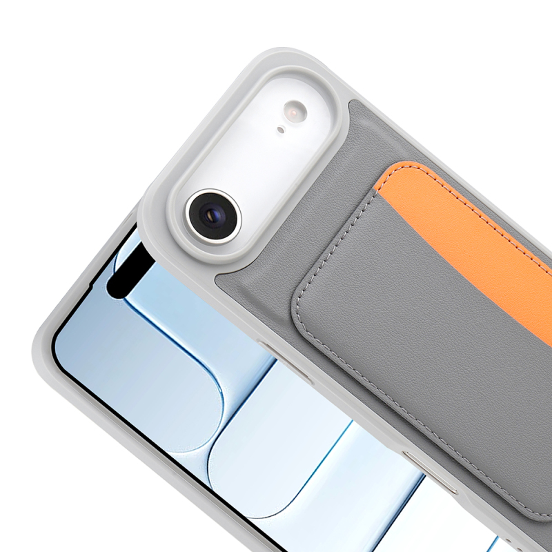 Apple iPhone 17 Air Kılıf Kartlıklı Zore X-Kart Silikon Kapak - 15