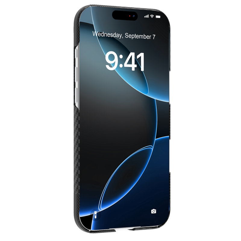 Apple iPhone 17 Air Kılıf M-safe Şarj Özellikli 600D Metal Kamera Çerçeveli Raptic Aramid Fiber Geotik Serisi Kapak - 9