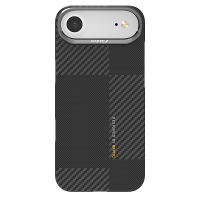 Apple iPhone 17 Air Kılıf M-safe Şarj Özellikli 600D Metal Kamera Çerçeveli Raptic Aramid Fiber Geotik Serisi Kapak - 1
