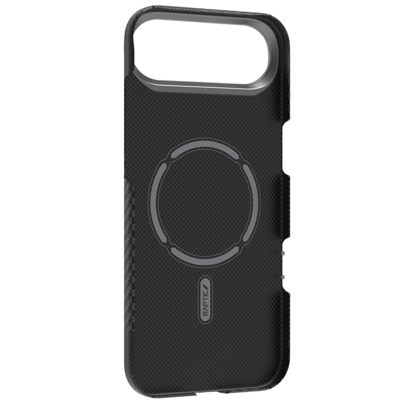 Apple iPhone 17 Air Kılıf M-safe Şarj Özellikli 600D Metal Kamera Çerçeveli Raptic Aramid Fiber Geotik Serisi Kapak - 4