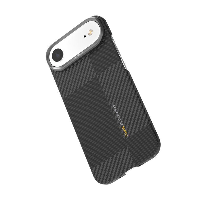 Apple iPhone 17 Air Kılıf M-safe Şarj Özellikli 600D Metal Kamera Çerçeveli Raptic Aramid Fiber Geotik Serisi Kapak - 6