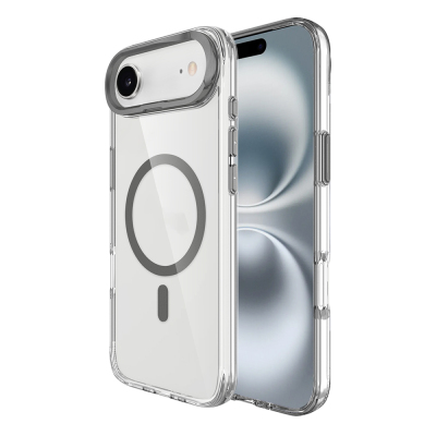 Apple iPhone 17 Air Kılıf M-safe Şarj Özellikli Airbagli Kamera Standlı Zore Azor Kapak - 9