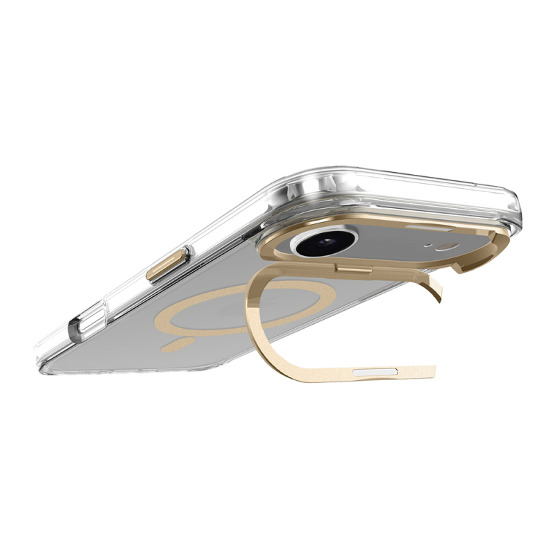 Apple iPhone 17 Air Kılıf M-safe Şarj Özellikli Airbagli Kamera Standlı Zore Azor Kapak - 16