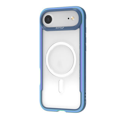 Apple iPhone 17 Air Kılıf M-safe Şarj Özellikli Airbagli Raptic Shield Serisi Şeffaf Arka Yüzey Kapak - 9