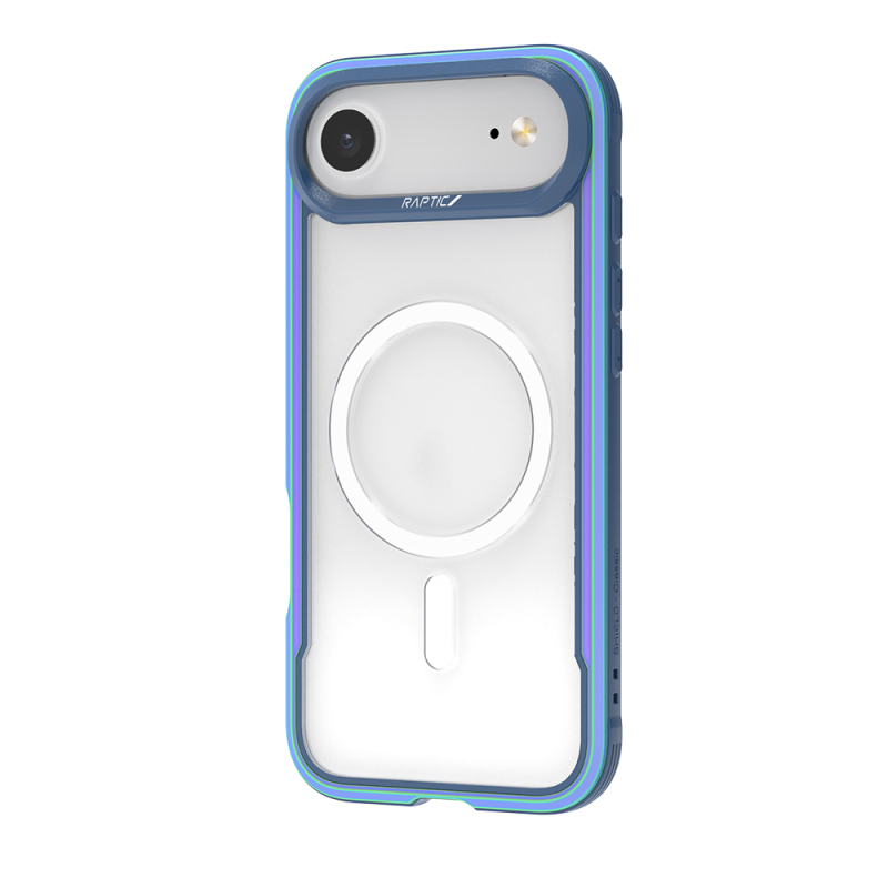 Apple iPhone 17 Air Kılıf M-safe Şarj Özellikli Airbagli Raptic Shield Serisi Şeffaf Arka Yüzey Kapak - 9