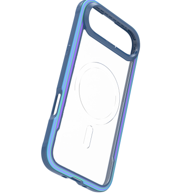 Apple iPhone 17 Air Kılıf M-safe Şarj Özellikli Airbagli Raptic Shield Serisi Şeffaf Arka Yüzey Kapak - 13