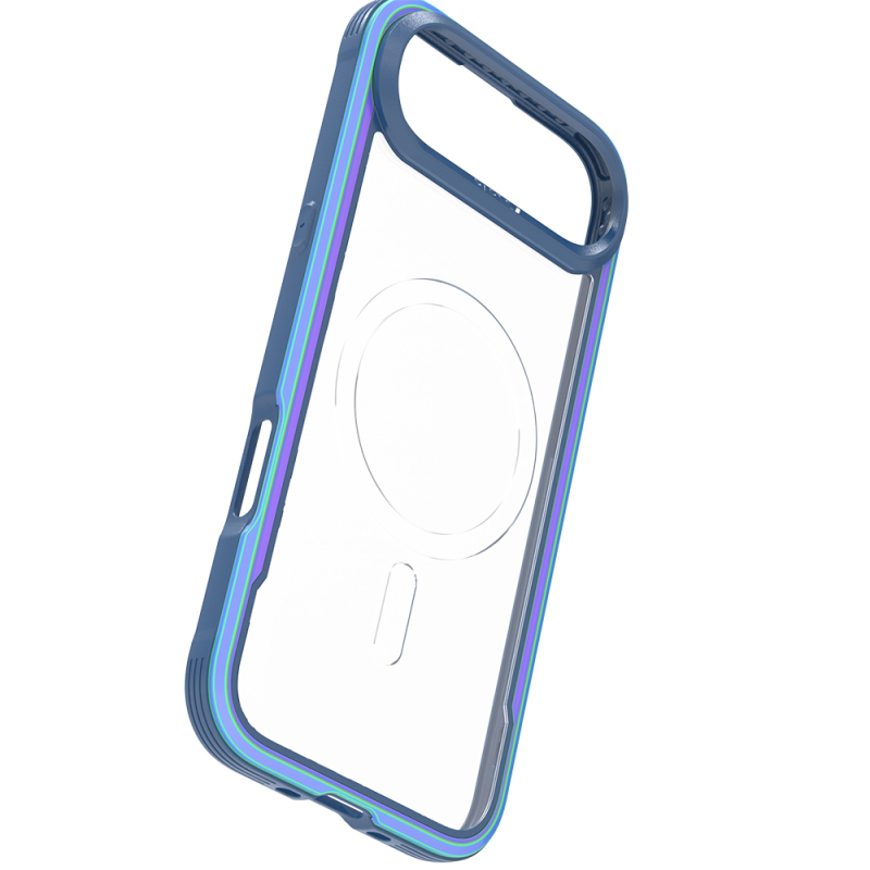 Apple iPhone 17 Air Kılıf M-safe Şarj Özellikli Airbagli Raptic Shield Serisi Şeffaf Arka Yüzey Kapak - 13
