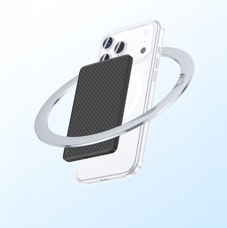 Apple iPhone 17 Air Kılıf M-safe Şarj Özellikli Benks ​​​​​​Crystal Serisi Şeffaf Kapak - 8