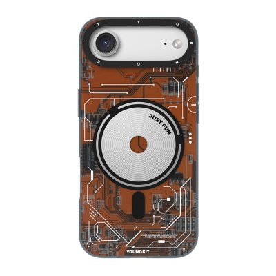 Apple iPhone 17 Air Kılıf M-safe Şarj Özellikli Kamera Denetim Butonlu Youngkit Technology Serisi Kapak - 4