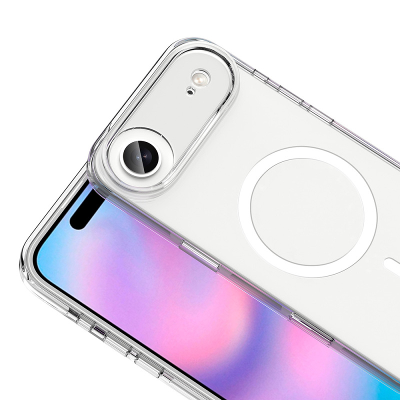 Apple iPhone 17 Air Kılıf M-safe Şarj Özellikli Kamera Korumalı Zore Kripto Kapak - 4