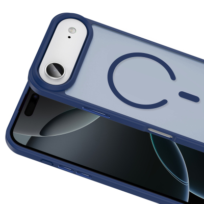 Apple iPhone 17 Air Kılıf M-safe Şarj Özellikli Mat Arka Yüzey Zore Sio Kapak - 15