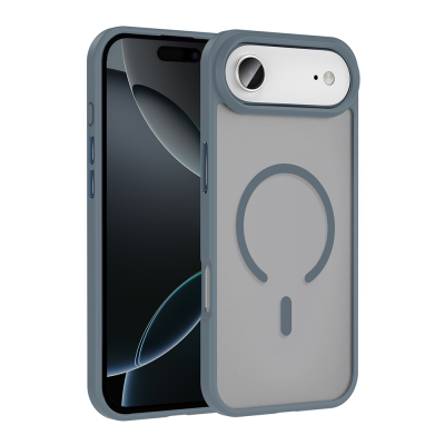 Apple iPhone 17 Air Kılıf M-safe Şarj Özellikli Mat Arka Yüzey Zore Sio Kapak - 3