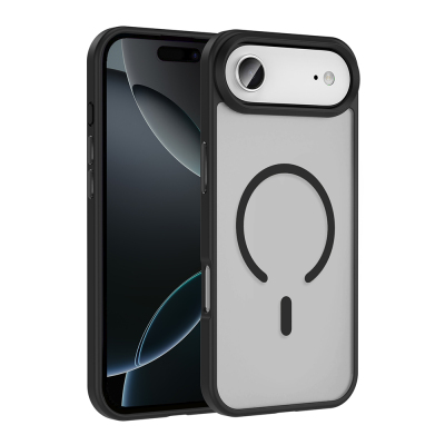 Apple iPhone 17 Air Kılıf M-safe Şarj Özellikli Mat Arka Yüzey Zore Sio Kapak - 6