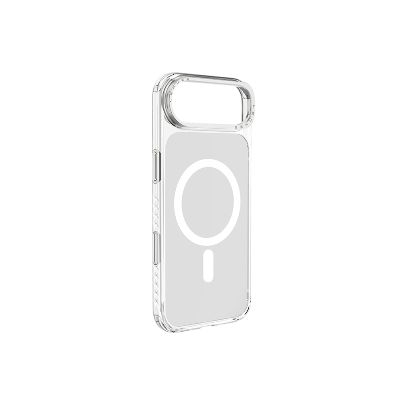 Apple iPhone 17 Air Kılıf M-safe Şarj Özellikli Metal Kamera Çerçeveli Airbag Tasarımlı Lenyes CK221 Sert PC Kapak - 3