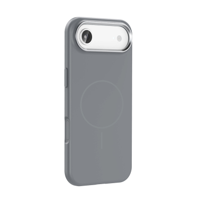 Apple iPhone 17 Air Kılıf M-Safe Şarj Özellikli Metal Kamera Çerçeveli Zore Edi Silikon Kapak - 10