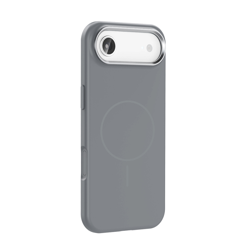 Apple iPhone 17 Air Kılıf M-Safe Şarj Özellikli Metal Kamera Çerçeveli Zore Edi Silikon Kapak - 10
