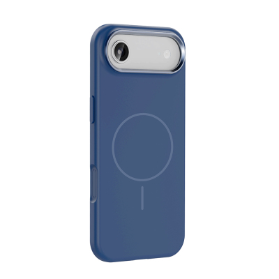 Apple iPhone 17 Air Kılıf M-Safe Şarj Özellikli Metal Kamera Çerçeveli Zore Edi Silikon Kapak - 12
