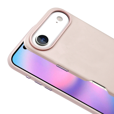 Apple iPhone 17 Air Kılıf M-safe Şarj Özellikli PU Deri Görünümlü Zore Kupra Kapak - 19