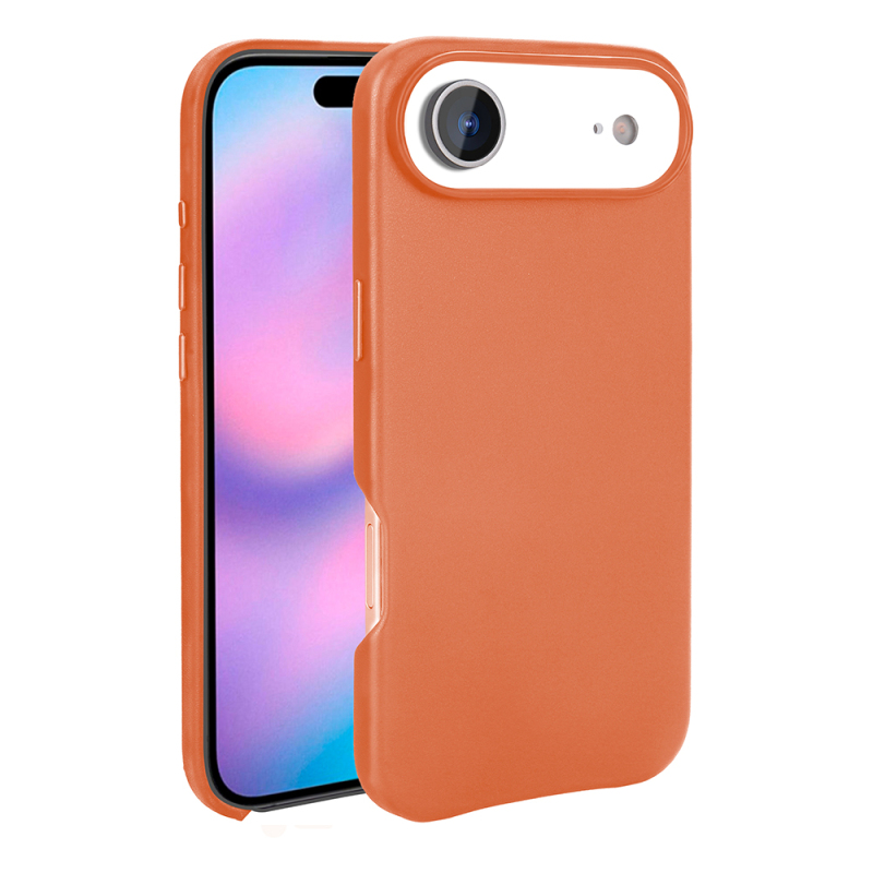 Apple iPhone 17 Air Kılıf M-safe Şarj Özellikli PU Deri Görünümlü Zore Kupra Kapak - 5