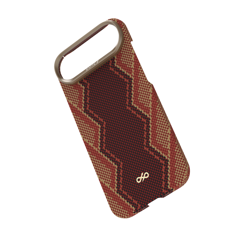 Apple iPhone 17 Air Kılıf M-safe Şarj Özellikli Raptic Aramid Skin Bionic Serisi Kapak - 7