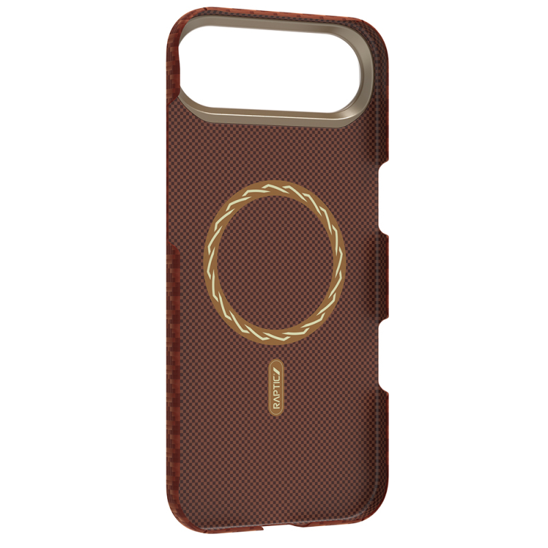 Apple iPhone 17 Air Kılıf M-safe Şarj Özellikli Raptic Aramid Skin Origin Serisi Kapak - 14