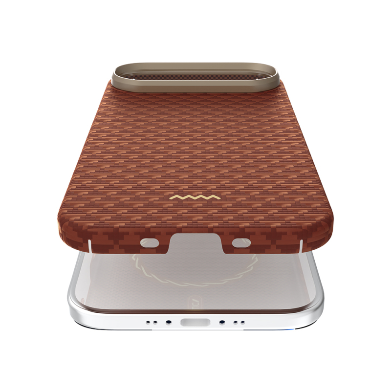 Apple iPhone 17 Air Kılıf M-safe Şarj Özellikli Raptic Aramid Skin Origin Serisi Kapak - 21