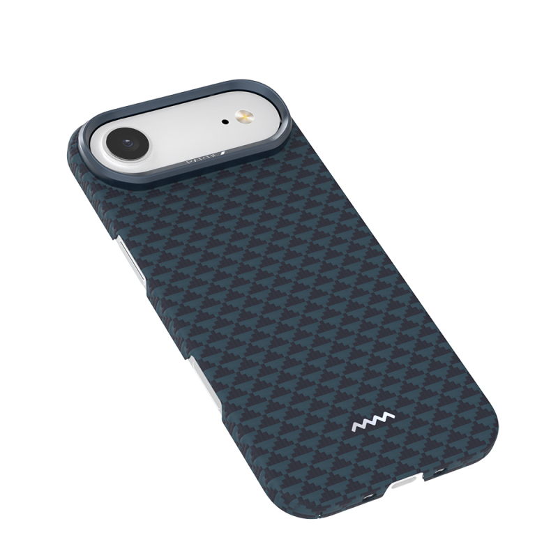 Apple iPhone 17 Air Kılıf M-safe Şarj Özellikli Raptic Aramid Skin Origin Serisi Kapak - 9