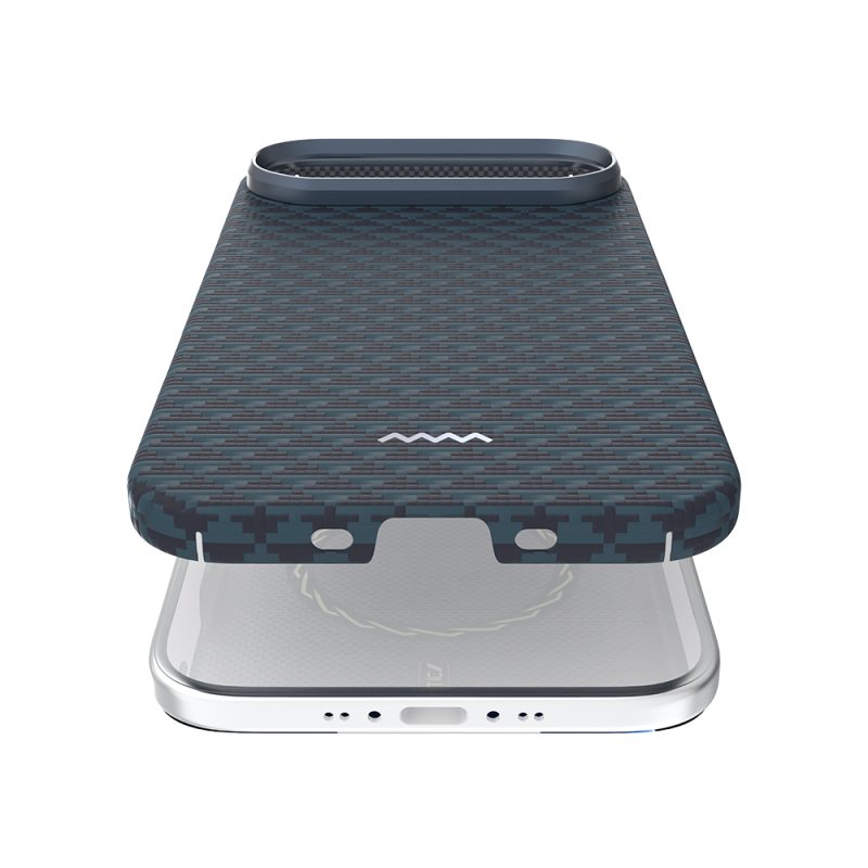 Apple iPhone 17 Air Kılıf M-safe Şarj Özellikli Raptic Aramid Skin Origin Serisi Kapak - 20