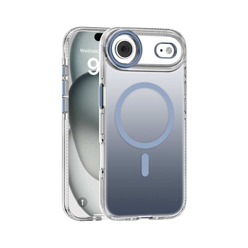 Apple iPhone 17 Air Kılıf M-safe Şarj Özellikli Sararmaya Karşı Dayanıklı Mutural Icesense Serisi Kapak - 5