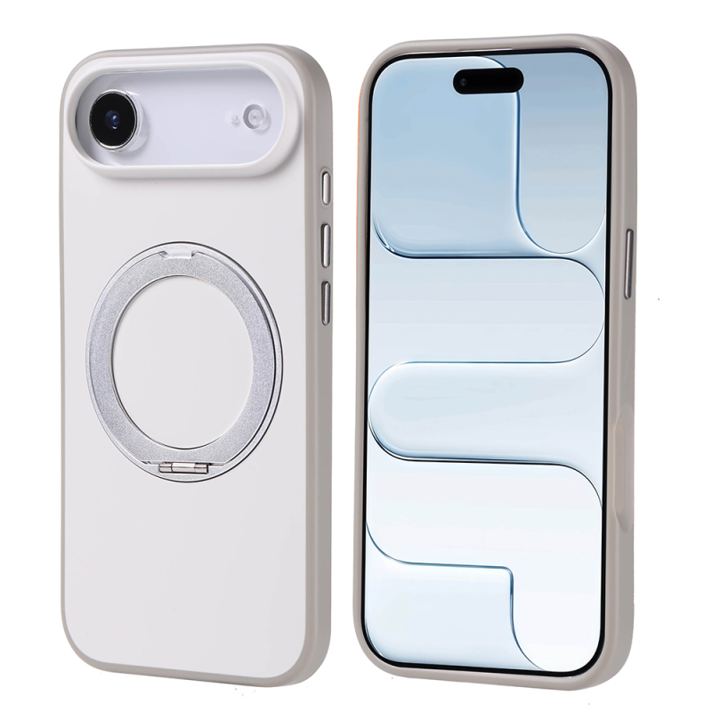 Apple iPhone 17 Air Kılıf M-Safe Şarj Özellikli Standlı Zore Proton Silikon Kapak - 2