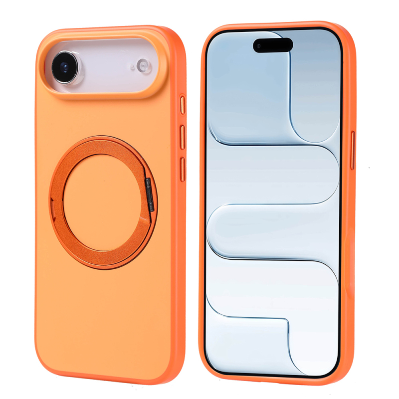 Apple iPhone 17 Air Kılıf M-Safe Şarj Özellikli Standlı Zore Proton Silikon Kapak - 3