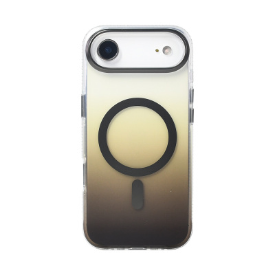 Apple iPhone 17 Air Kılıf M-safe Şarj Özellikli Transparan Renk Geçişli Zore Toros Kapak - 9