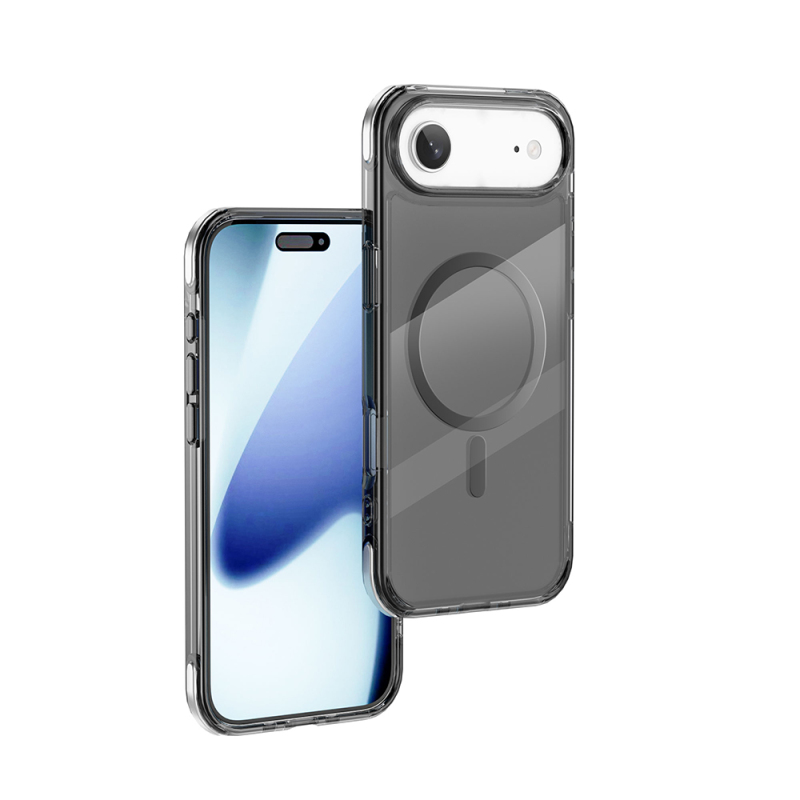 Apple iPhone 17 Air Kılıf M-safe Şarj Özellikli Wiwu MCC-702 Titanyum Pro Serisi Sert PC Kapak - 3