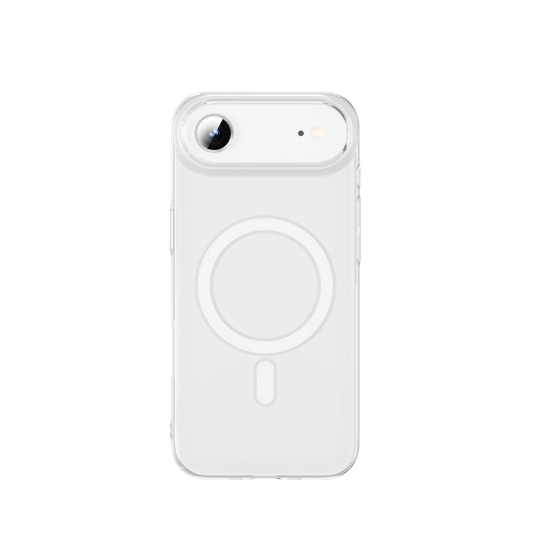 Apple iPhone 17 Air Kılıf M-safe Şarj Özellikli Wiwu YXK-207 Invisible Pro Sert PC Kapak - 4