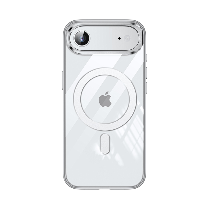 Apple iPhone 17 Air Kılıf M-safe Şarj Özellikli Wlons Standlı Efsane Kapak - 7