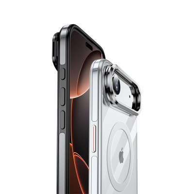 Apple iPhone 17 Air Kılıf M-safe Şarj Özellikli Wlons Standlı Efsane Kapak - 13