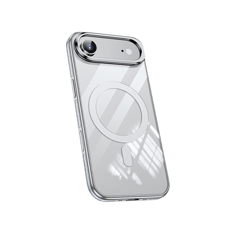 Apple iPhone 17 Air Kılıf M-safe Şarj Özellikli Wlons Standlı Efsane Kapak - 6