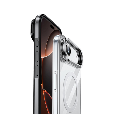 Apple iPhone 17 Air Kılıf M-safe Şarj Özellikli Wlons Standlı Efsane Kapak - 10