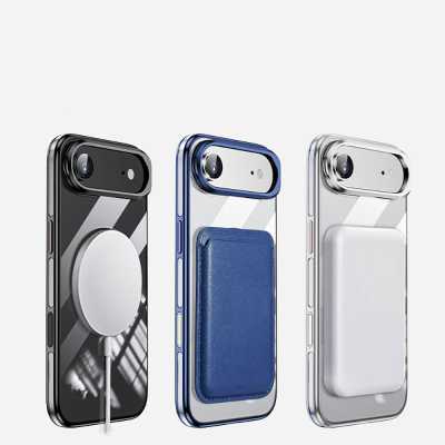 Apple iPhone 17 Air Kılıf M-safe Şarj Özellikli Wlons Standlı Efsane Kapak - 15