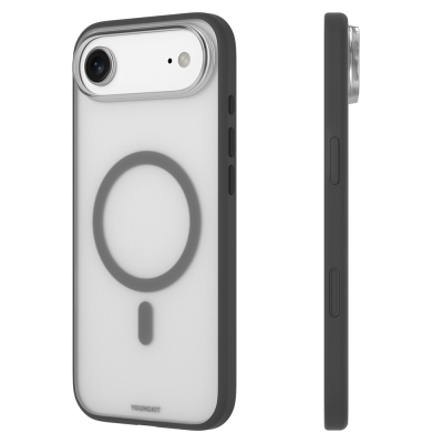 Apple iPhone 17 Air Kılıf M-safe Şarj Özellikli Youngkit Clear Serisi Kapak - 5