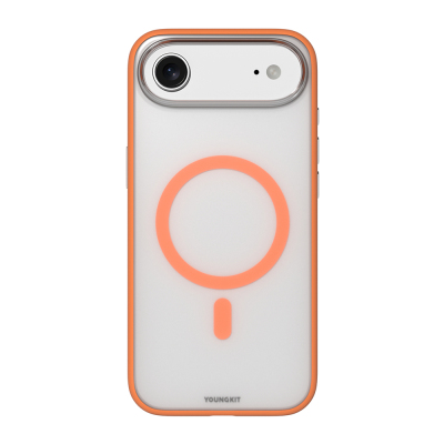 Apple iPhone 17 Air Kılıf M-safe Şarj Özellikli Youngkit Clear Serisi Kapak - 4