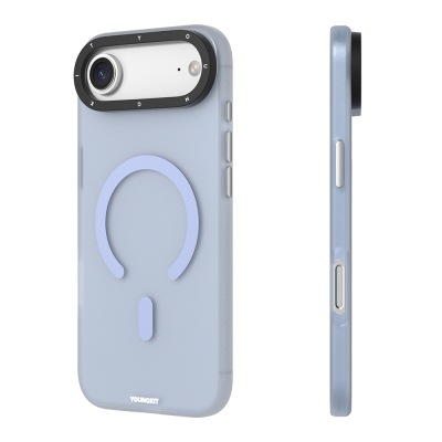 Apple iPhone 17 Air Kılıf M-safe Şarj Özellikli Youngkit Hidden Sand Serisi Kapak - 7