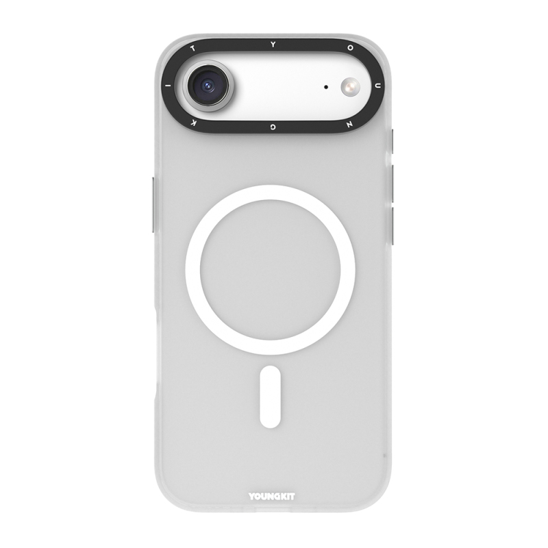 Apple iPhone 17 Air Kılıf M-safe Şarj Özellikli Youngkit Hidden Sand Serisi Kapak - 1
