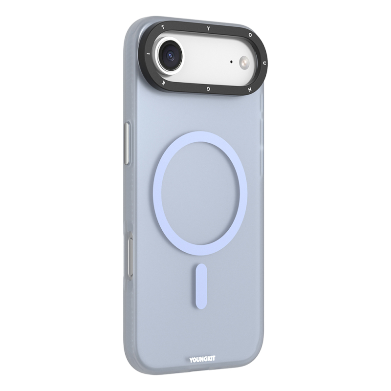 Apple iPhone 17 Air Kılıf M-safe Şarj Özellikli Youngkit Hidden Sand Serisi Kapak - 6