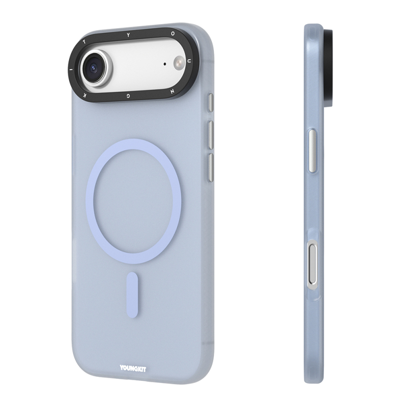 Apple iPhone 17 Air Kılıf M-safe Şarj Özellikli Youngkit Hidden Sand Serisi Kapak - 10