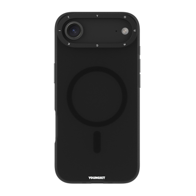 Apple iPhone 17 Air Kılıf M-safe Şarj Özellikli Youngkit Hidden Sand Serisi Kapak - 4