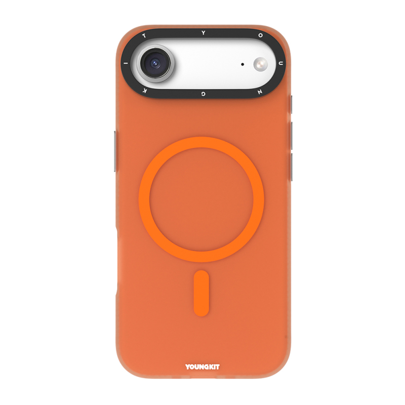 Apple iPhone 17 Air Kılıf M-safe Şarj Özellikli Youngkit Hidden Sand Serisi Kapak - 5