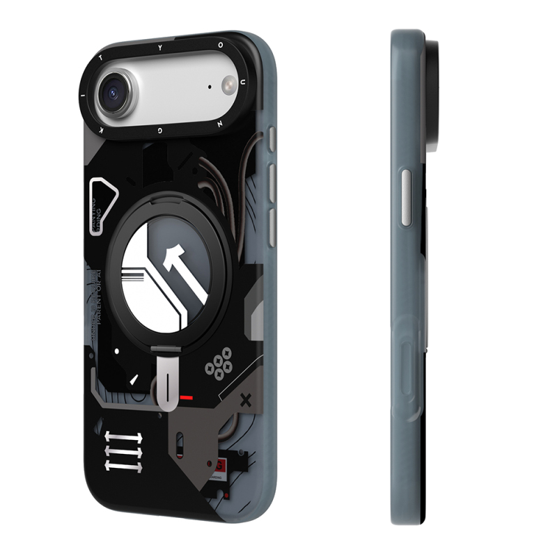 Apple iPhone 17 Air Kılıf M-safe Şarj Özellikli Youngkit Starship Serisi Kapak - 7